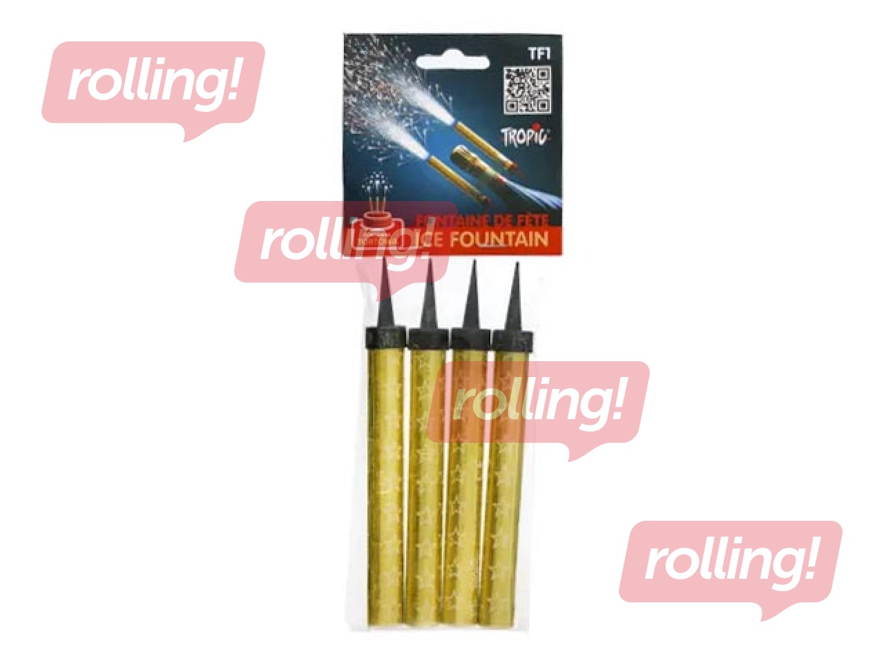 Tortes sveces strūklakas, 4 gab.