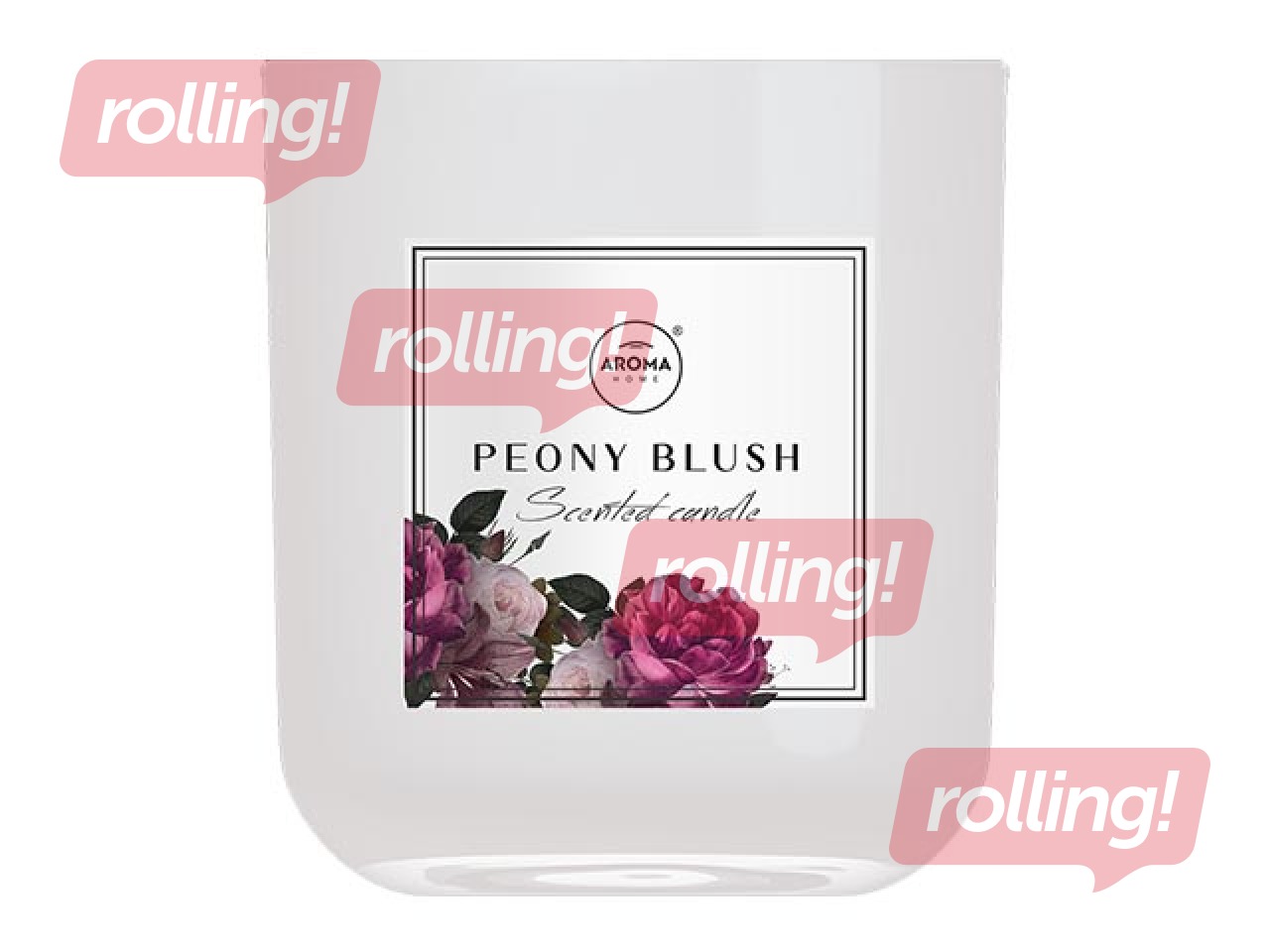 Aromātiskā svece Aroma, PERFUME, Peony Blush, 150g