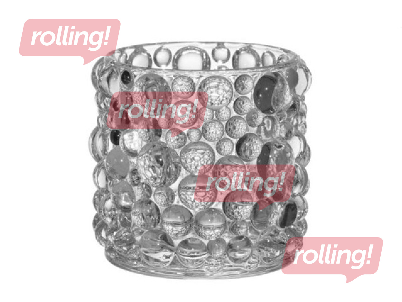 Подсвечник 4 Living Pisara, стеклянный, прозрачный, Ø8.5×8см