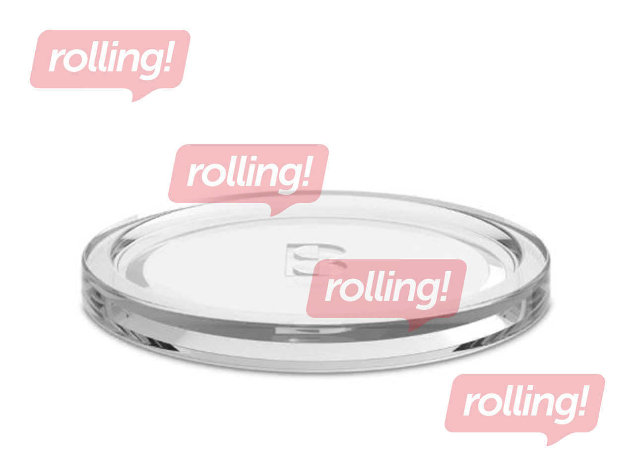 Svečturis-šķīvis Bolsius, stikls, caurspīdīgs, Ø11cm