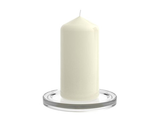 Svečturis-šķīvis Bolsius, stikls, caurspīdīgs, Ø11cm