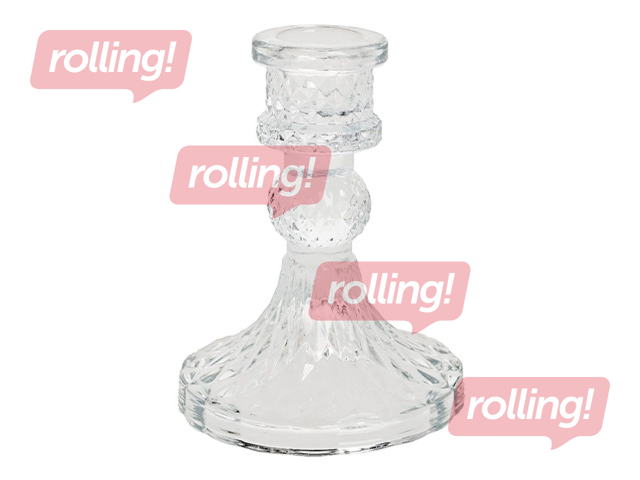 Svečturis Salita, stikls, Ø8x10cm