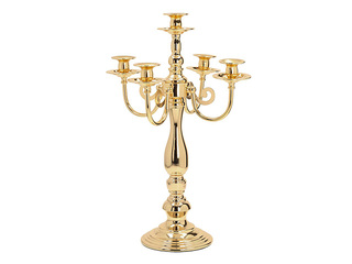 Svečturis Laudre, 5 svecēm, metāls, 28x49cm