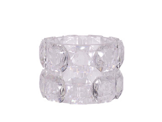 Candle holder Chanle, glass, Ø7×5.5cm