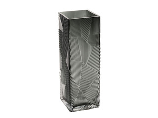 Vase Zana, glass, 10x10x30cm
