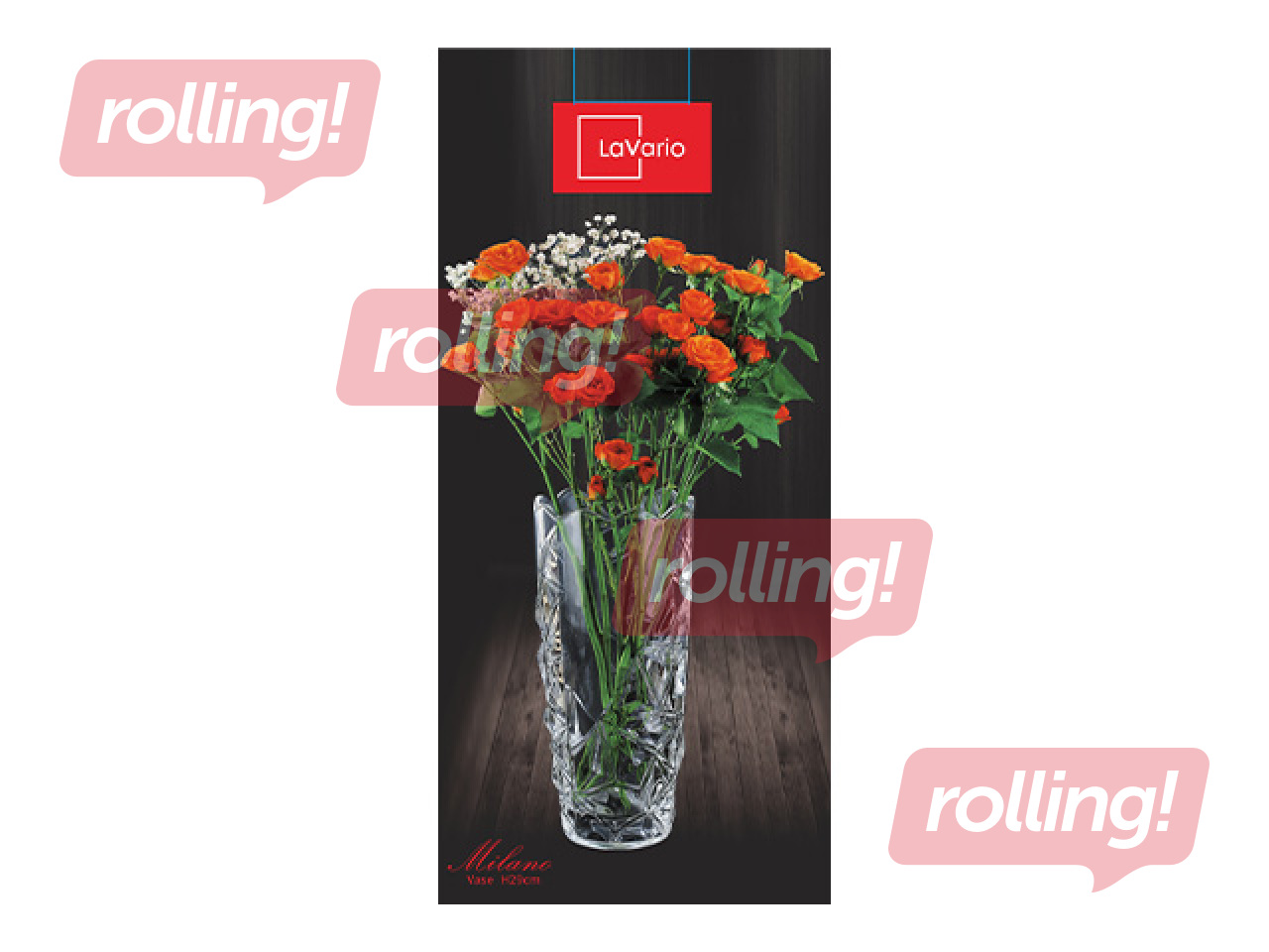 Ваза LaVario Milano, хрусталь, 30см