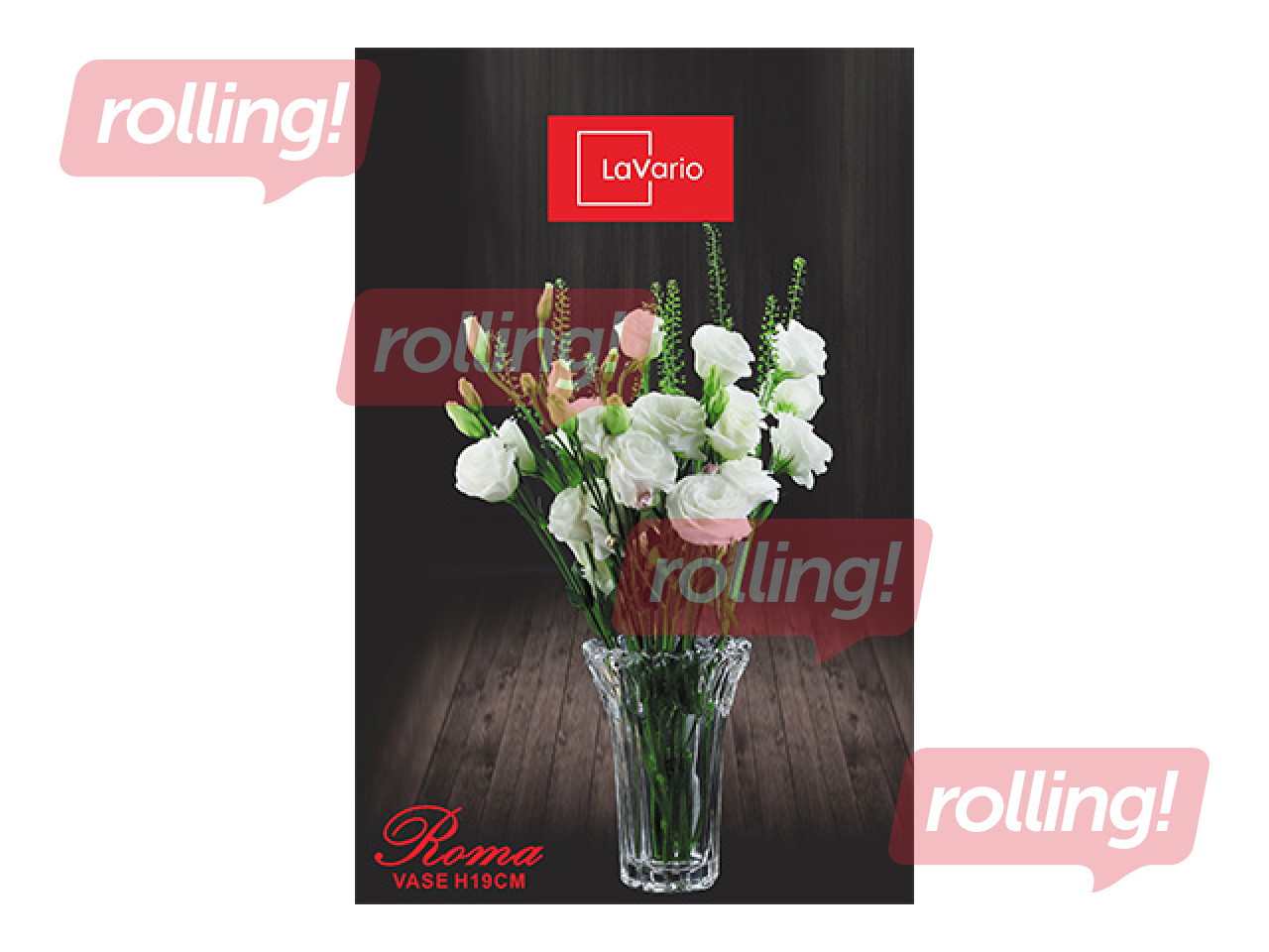 Vāze LaVario Roma, kristāls, 19cm