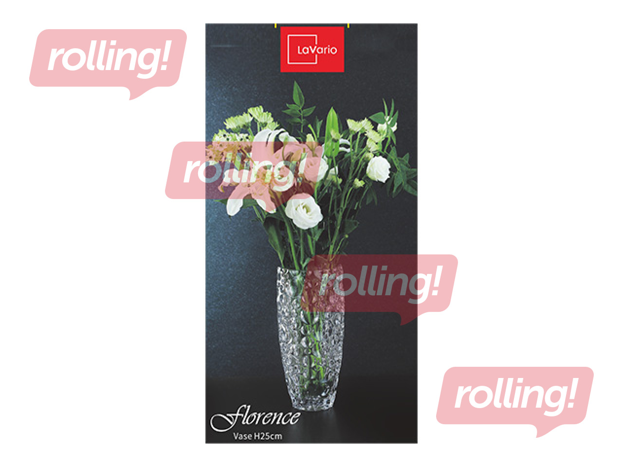 Vaas LaVario Florence, kristall, 25cm