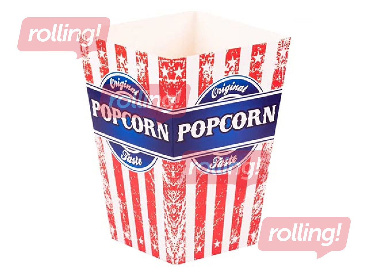 Cardboard popcorn box, 1.6l