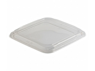 Lids for sushi trays, plastic, 256x256x22.5mm, 25pcs