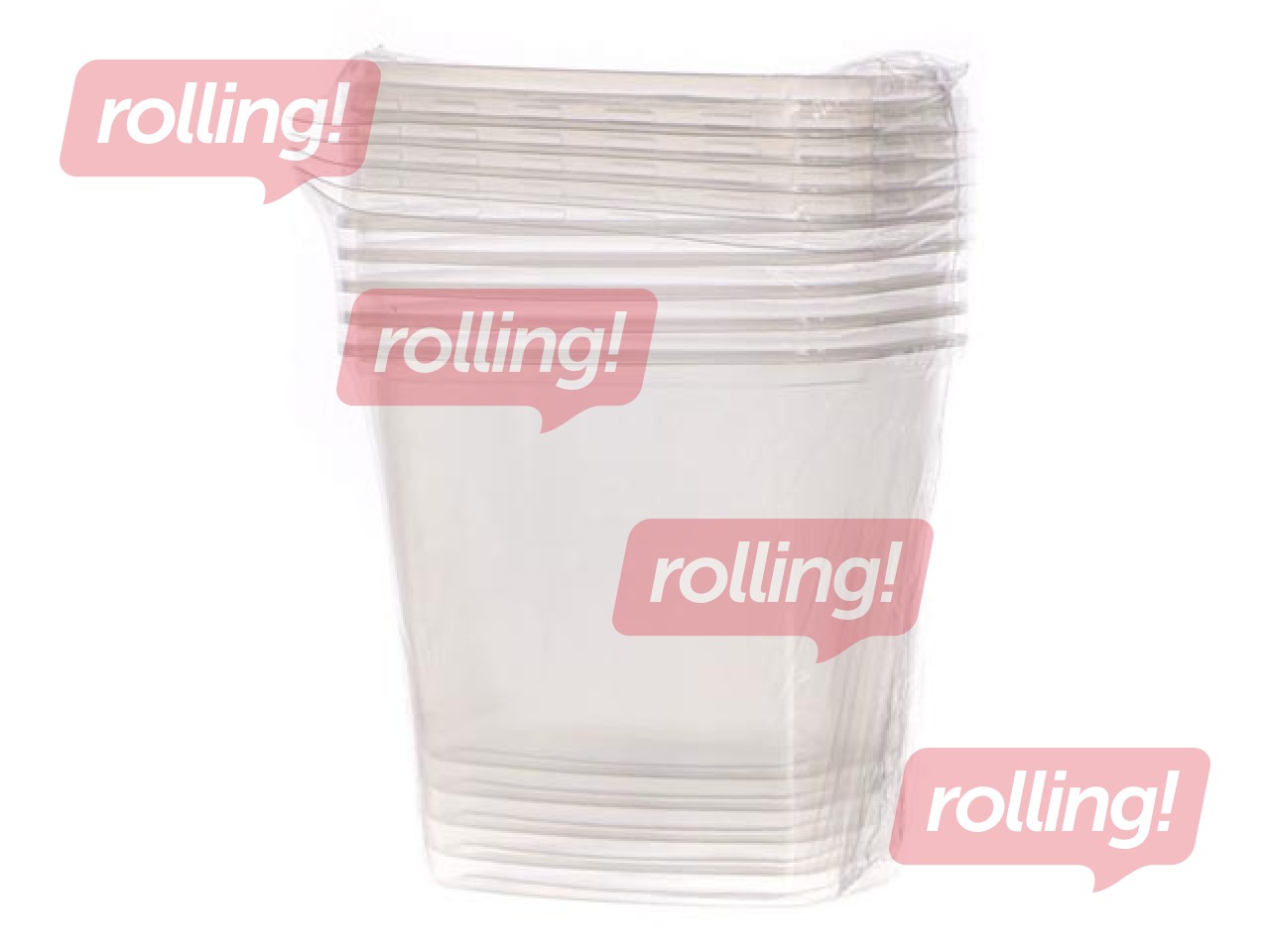 Kārbas ar vākiem Spino, 1000ml, PP, 5 gab.