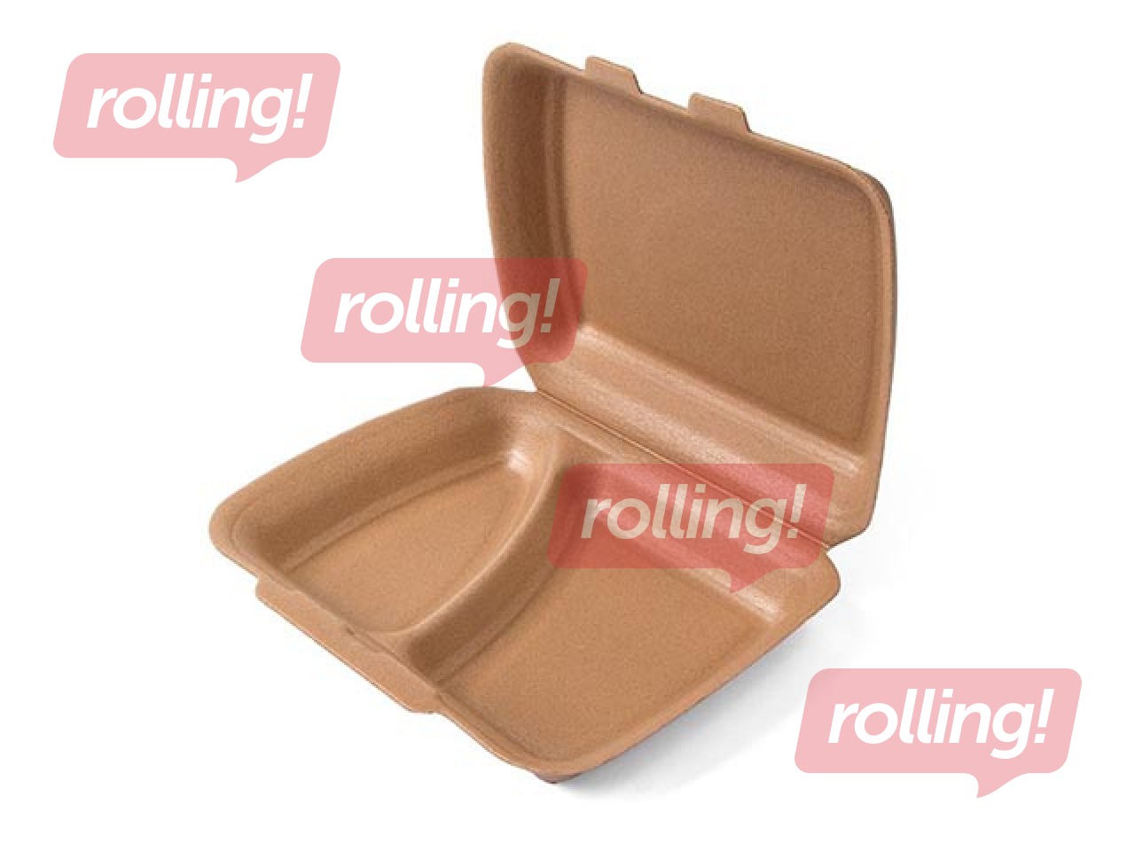 Коробки с крышками, 2 секции, 24 х 20,7 х 7,5 см, 125 шт.