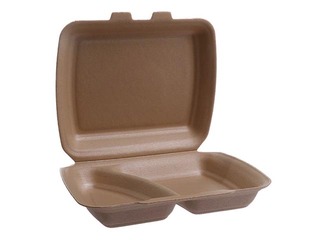 Коробки с крышками, 2 секции, 24 х 20,7 х 7,5 см, 125 шт.