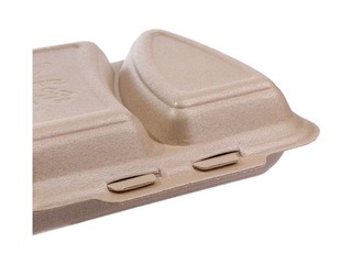 Коробки с крышками, 2 секции, 24 х 20,7 х 7,5 см, 125 шт.