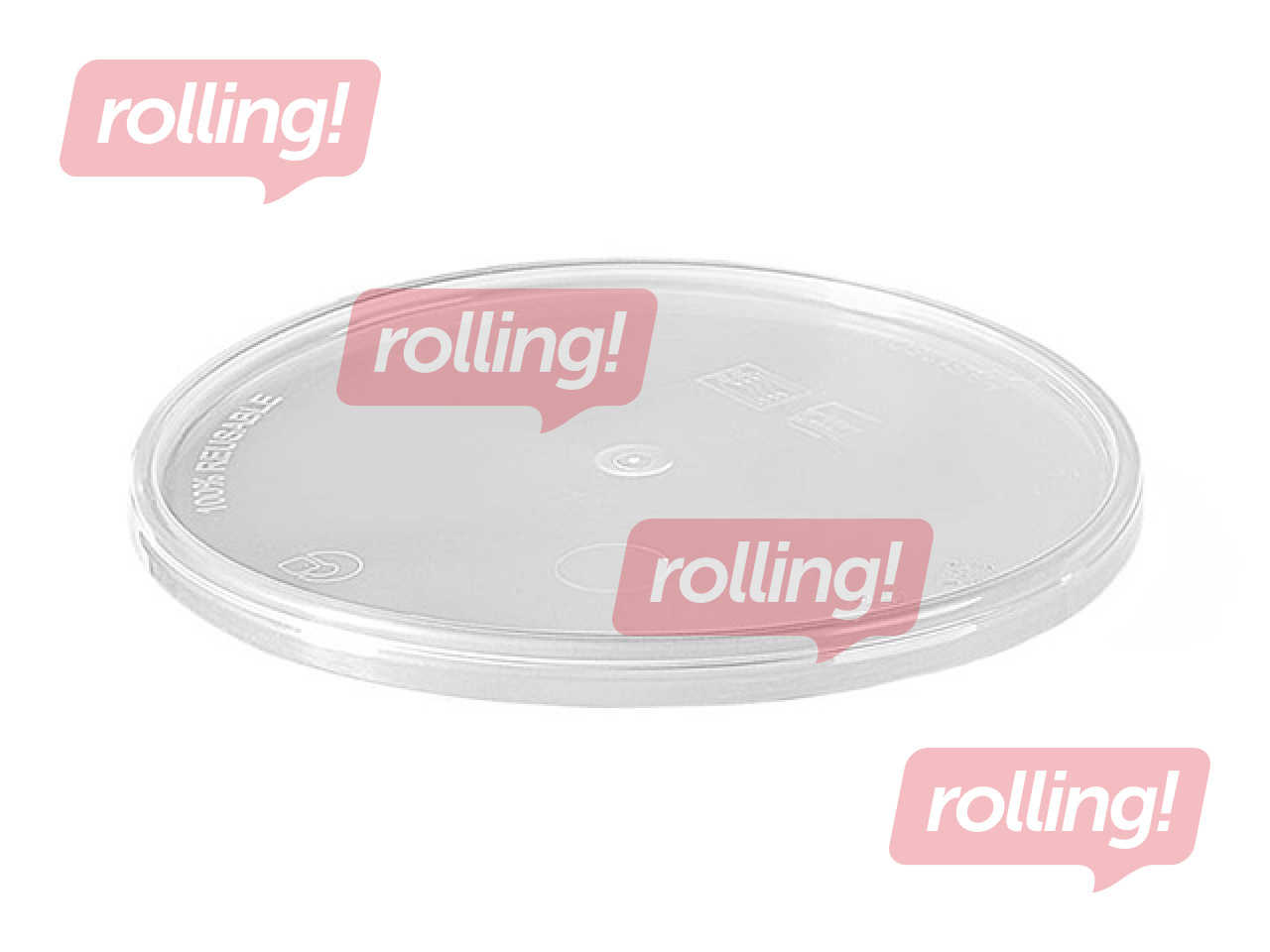 Lids for containers, Ø125mm, 50 pcs.