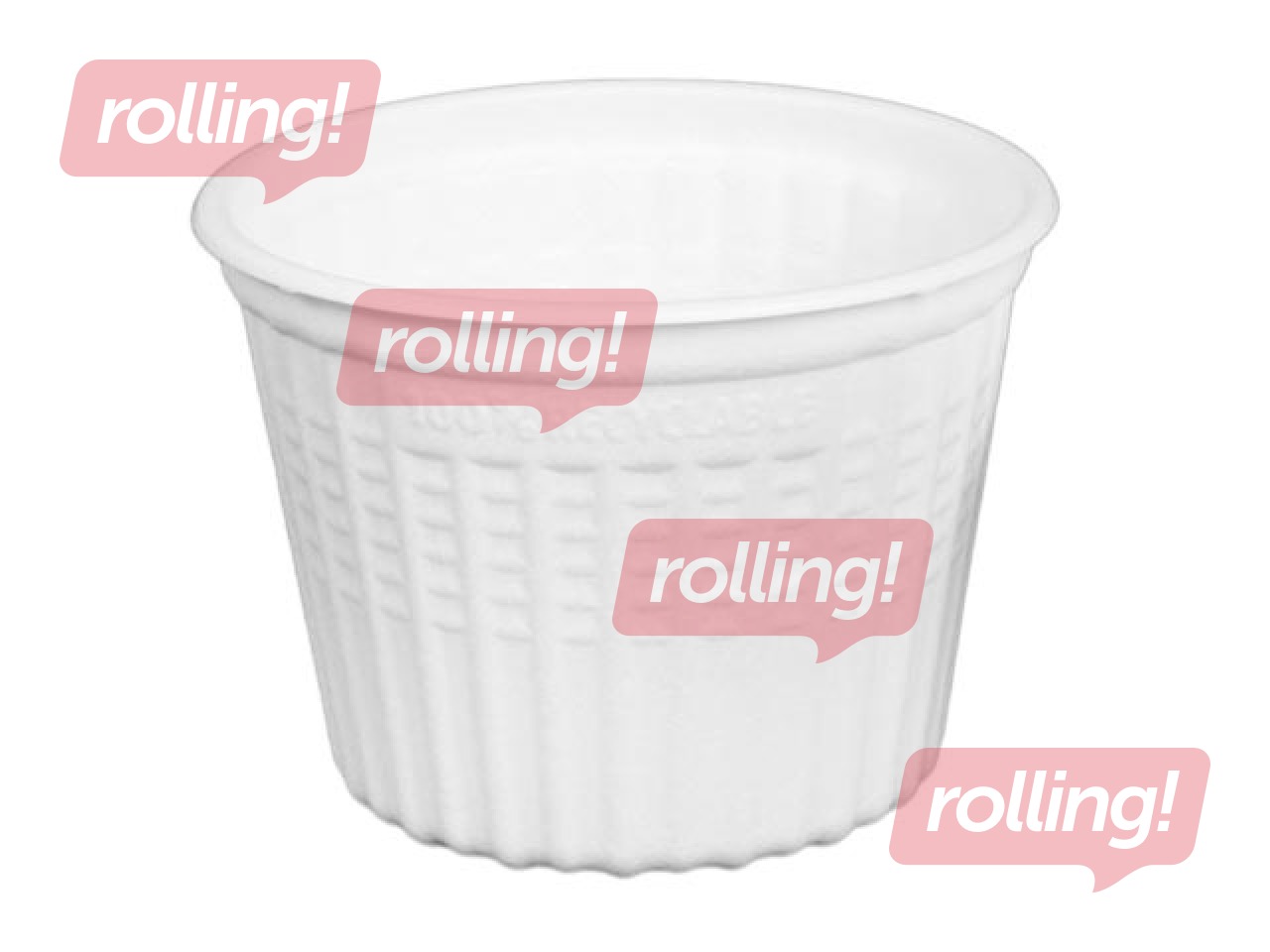 Trauki karstiem ēdieniem, 500ml,  Ø115/85mm, PP, 25 gab.