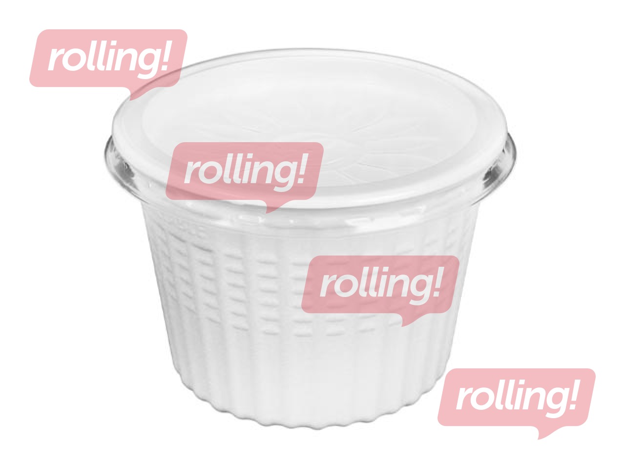 Trauki karstiem ēdieniem, 500ml,  Ø115/85mm, PP, 25 gab.