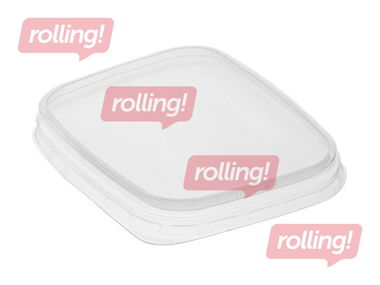 Lids for containers, plastic, 139x102mm, 500 pcs.