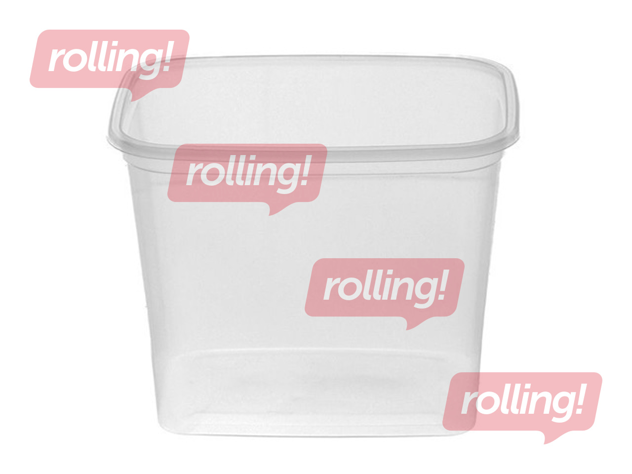 Kārbas bez vākiem, plastmasa, 1000ml, 500 gab.