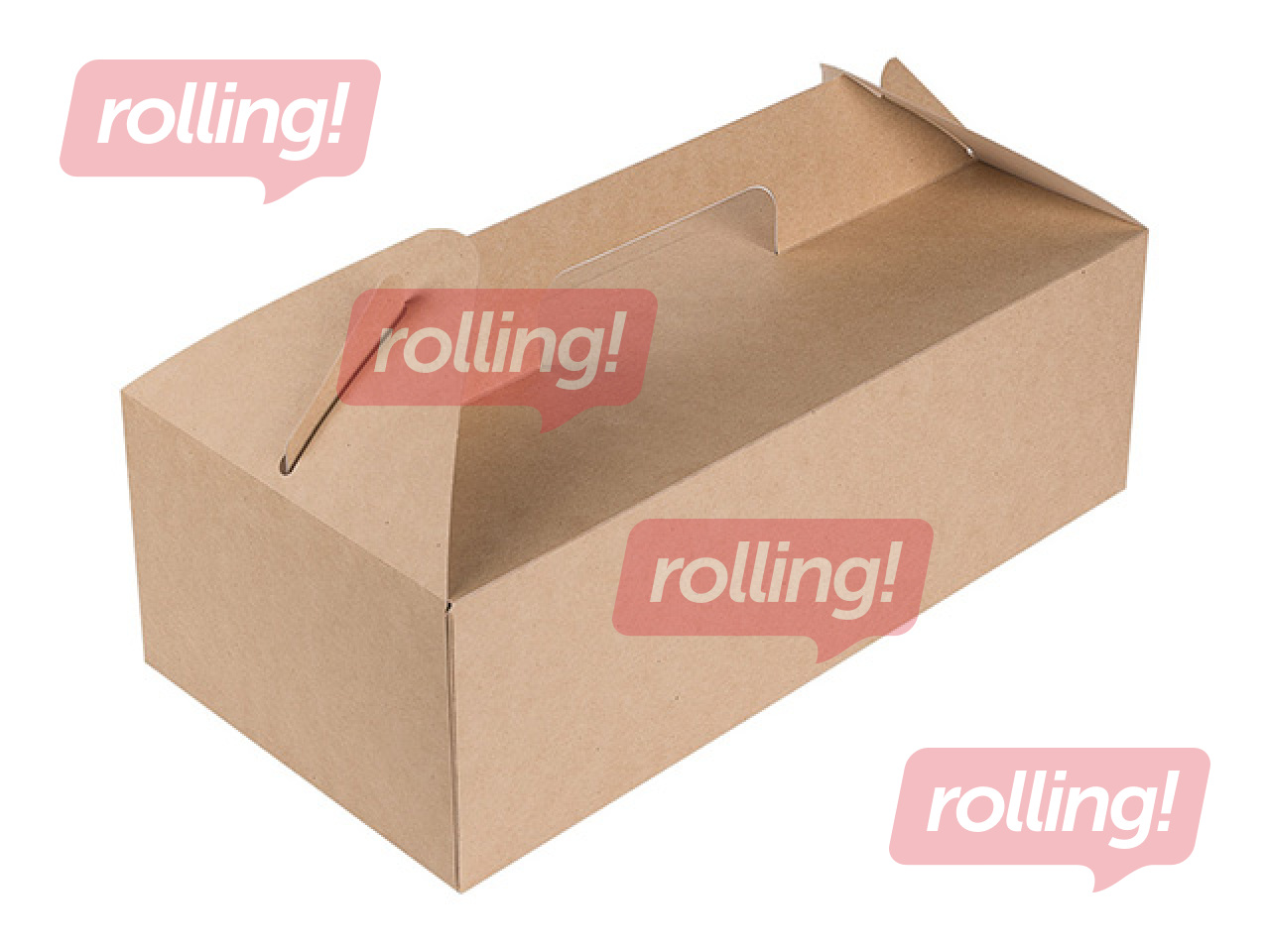 Paper boxes with handle, 4000ml, 50pcs