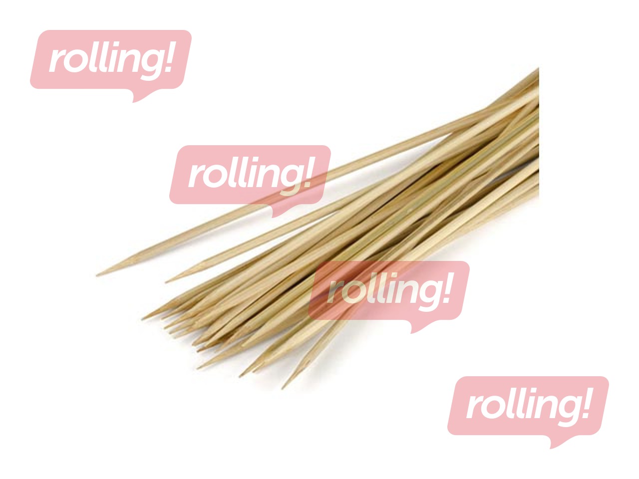 Skewers, bamboo, 3mm x 30cm, 200 pcs.