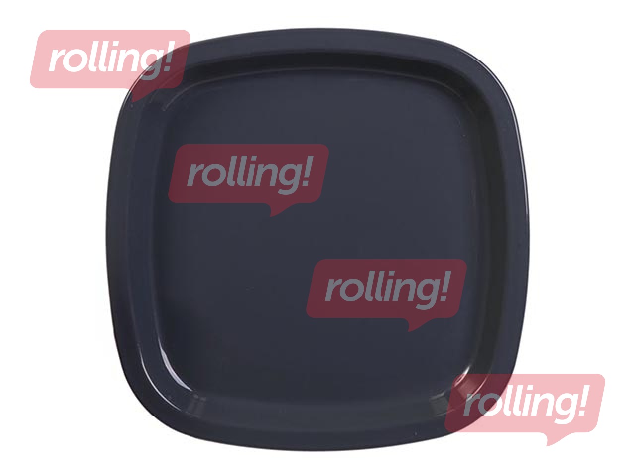 Plate SAN 184x184mm, gray