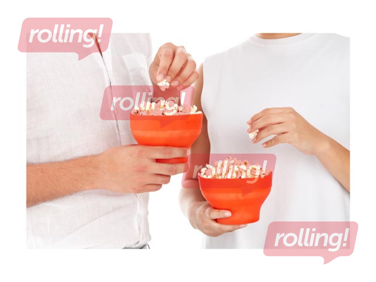 Mini popkorna gatavotājs mikroviļņu krāsnij Lekue, 2 gab.