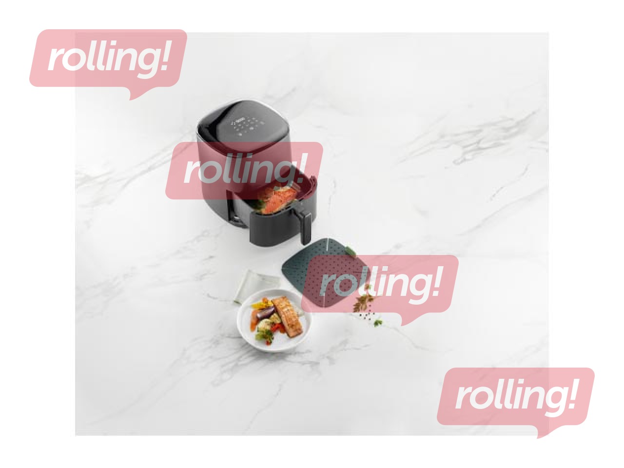 Paliktnis karstā gaisa katlam Lekue, silikona, 22.5x22.5cm