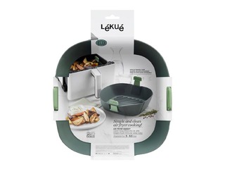 Air fryer basket Lekue, silicone, XL, 25x25cm