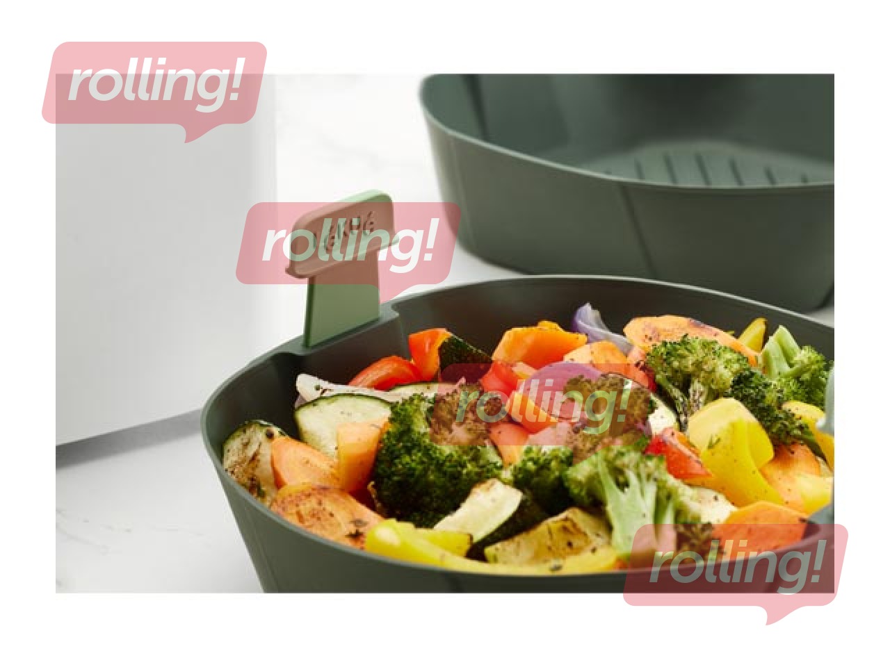 Air fryer basket Lekue, silicone, XL, 25x25cm