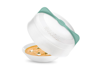 Šķīvja pārsegs Lékué, mikroviļņu krāsnij, Ø24.5cm