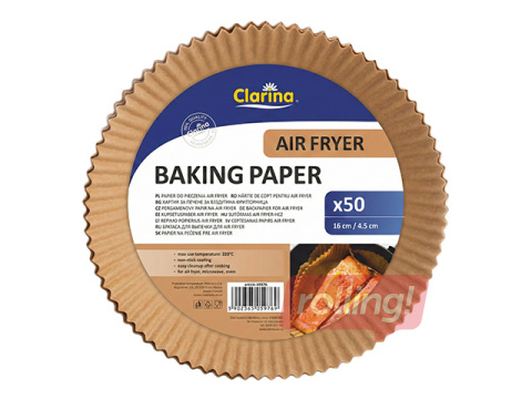 Cepampapīri Clarina Air Fryer, Ø16x4.5cm, 50 gab.