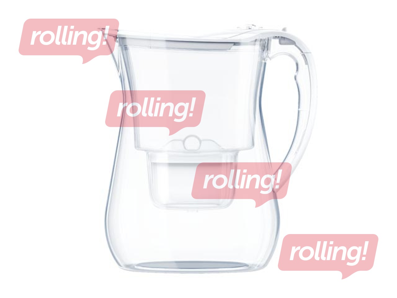 Ūdens filtrakrūze Aquaphor Lago, 3.8l, balta