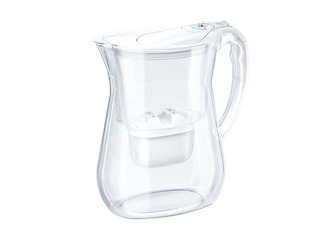 Ūdens filtrakrūze Aquaphor Lago, 3.8l, balta