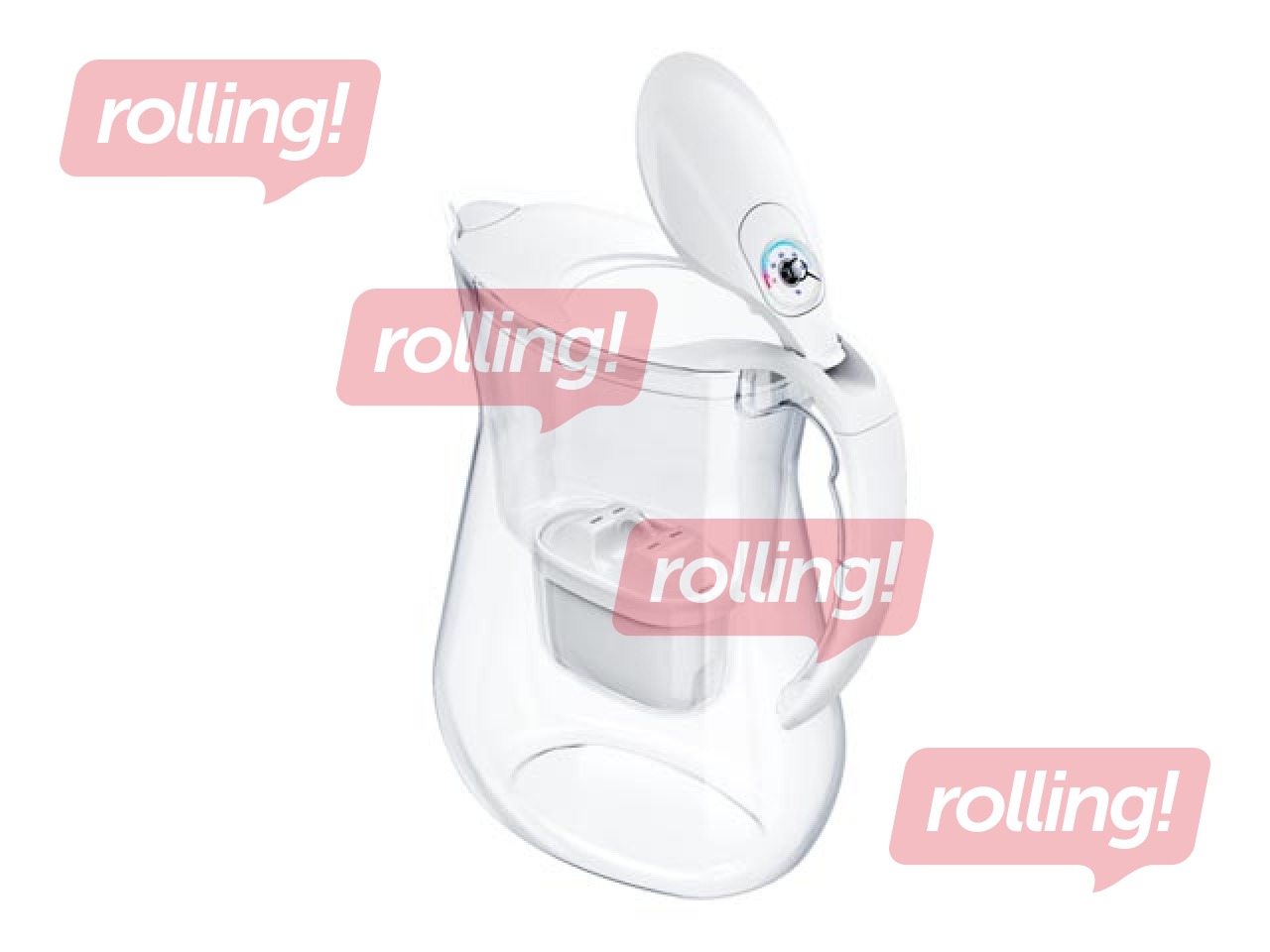 Ūdens filtrakrūze Aquaphor Lago, 3.8l, balta