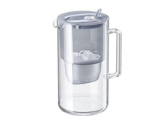 Ūdens filtrakrūze stikla Aquaphor Maxfor+, 2.5l, pelēka