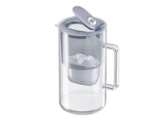 Ūdens filtrakrūze stikla Aquaphor Maxfor+, 2.5l, pelēka