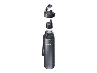 Ūdens pudele ar filtru Aquaphor City, melna, 500ml