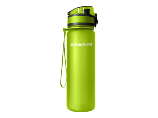 Ūdens pudele ar filtru Aquaphor City, citronzaļa, 500ml