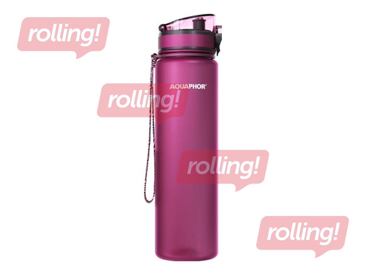 Бутылка для воды с фильтром Aquaphor City, 1л, рубиново-красная + АКЦИЯ! Купите бутылку для воды 