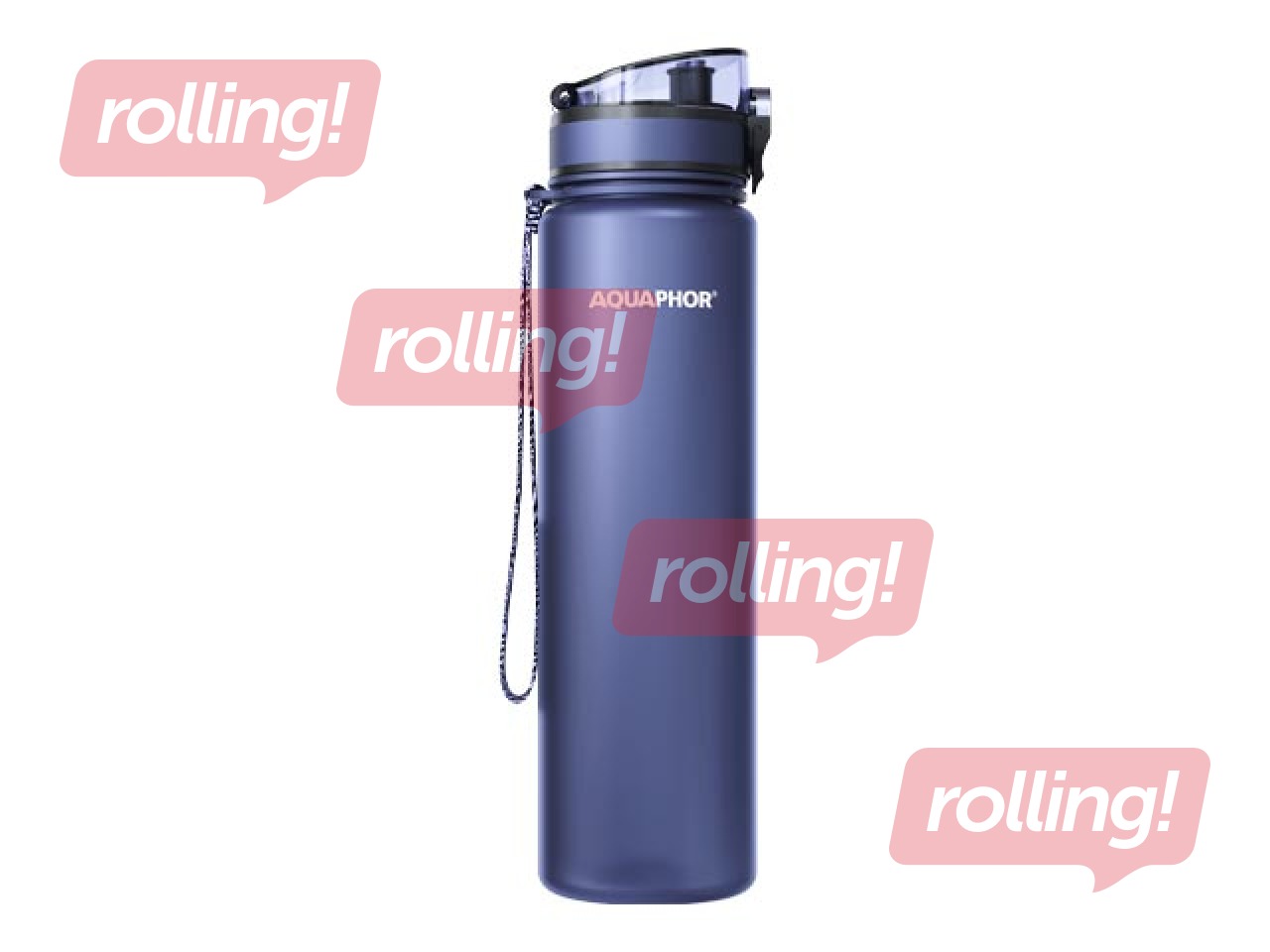 Water bottle with filter Aquaphor City, 1l, dark blue + GIFT! Buy a water bottle with filter an