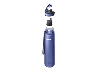 Water bottle with filter Aquaphor City, 1l, dark blue + GIFT! Buy a water bottle with filter an