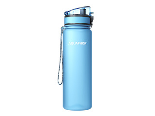 Aquaphor City water bottle with filter, 500 ml, light blue + GIFT! Buy a water bottle with filter an
