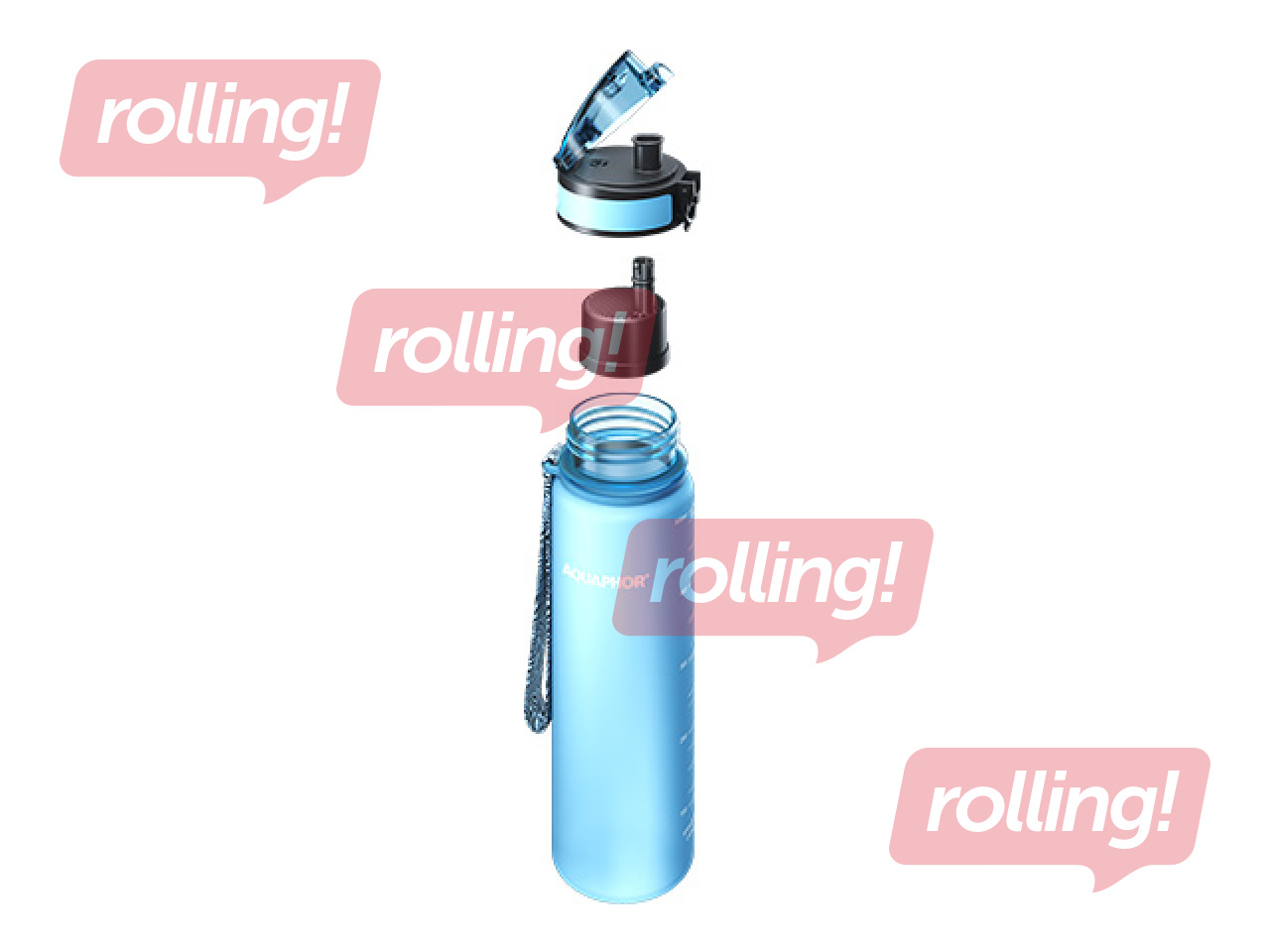 Ūdens pudele ar filtru Aquaphor City, 500 ml, gaiši zila + AKCIJA! Pērc ūdens pudeli ar filtru u