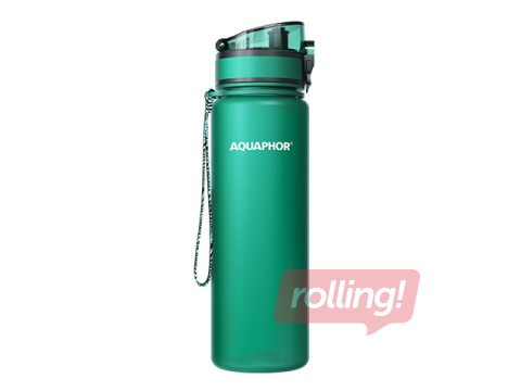 Ūdens pudele ar filtru Aquaphor City, 500 ml, smaragds + AKCIJA! Pērc ūdens pudeli ar filtru un saņe