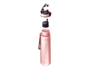 Ūdens pudele ar filtru Aquaphor City, pulverrozā, 500ml
