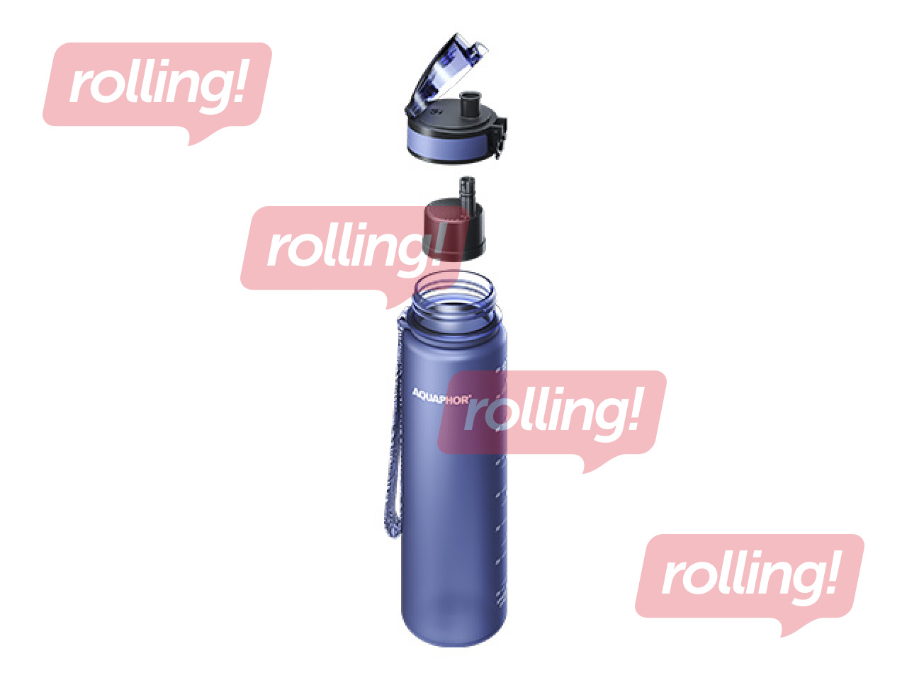 Ūdens pudele ar filtru Aquaphor City, 800 ml, tumši zila + AKCIJA! Pērc ūdens pudeli ar filtru u