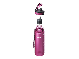 Aquaphor City water bottle with filter, ruby, 650ml