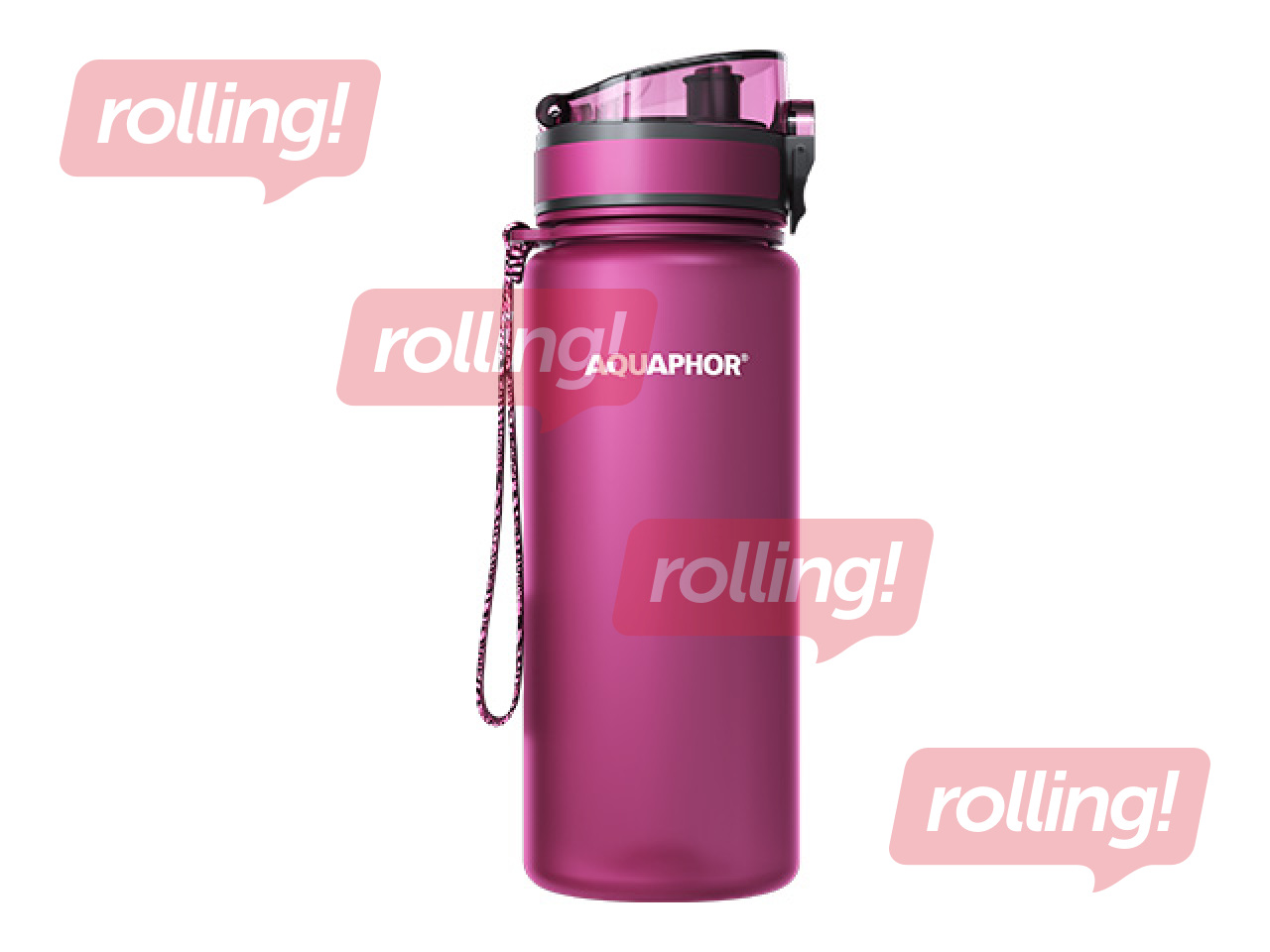 Ūdens pudele ar filtru Aquaphor City, 650 ml, rubīna + AKCIJA! Pērc ūdens pudeli ar filtru un saņe