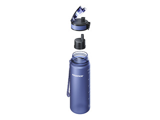Aquaphor City water bottle with filter, dark blue, 650ml